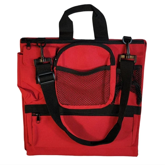 Iowa State Stadium Seat Pad with Carrying Case Pouch Backpack Style Red - Picture 5 of 8